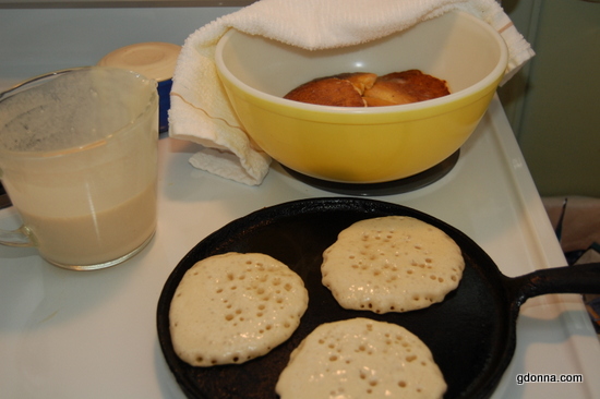 Grandma Donna's Sourdough Pancakes
